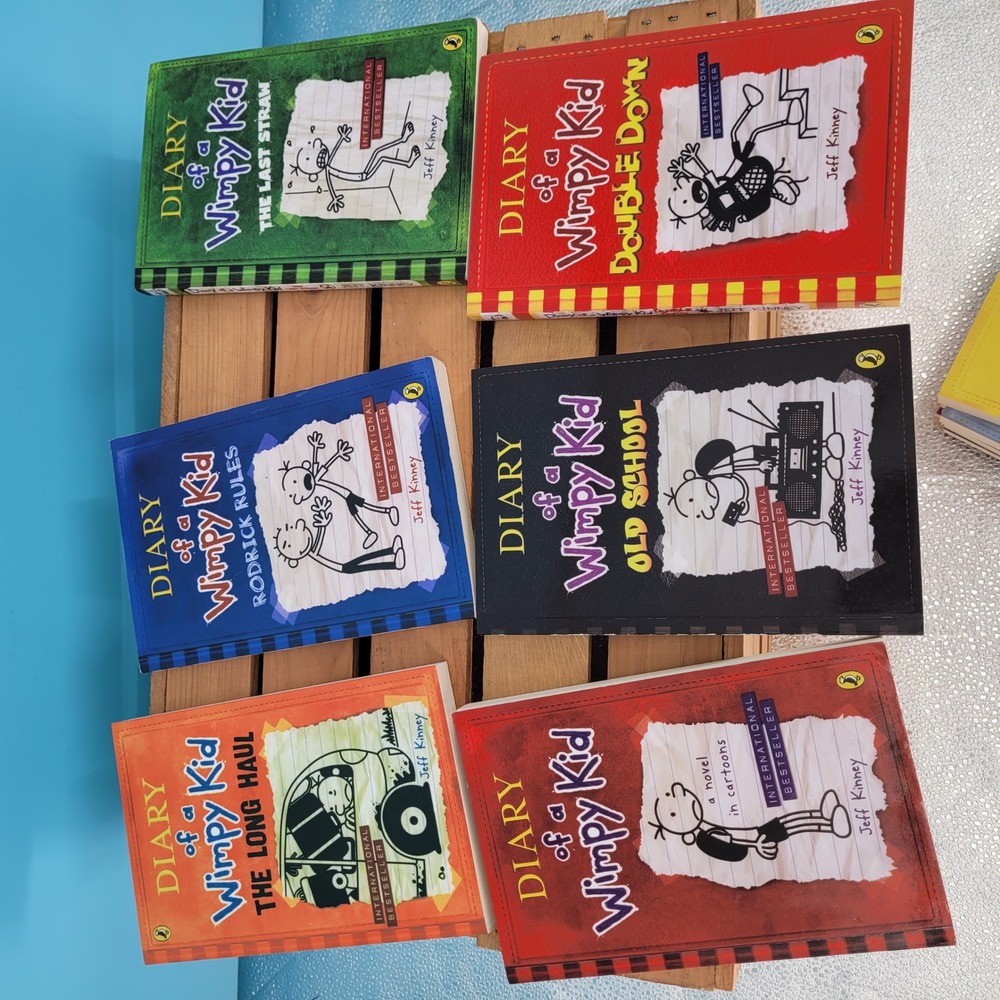 Jeff Kinney Diary of a Wimpy Kid Book Set Mixed Lot 14 Comic Fiction paperback - Picture 2 of 7